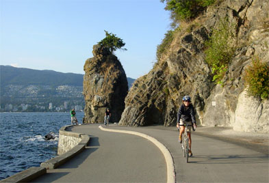 The Seawall in Stanley Park