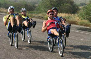 Lead group in 80km road race