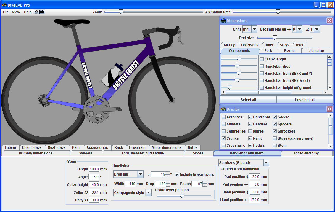 Download BikeCAD from BeginDownload, Multimedia & Graphic Design, CAD