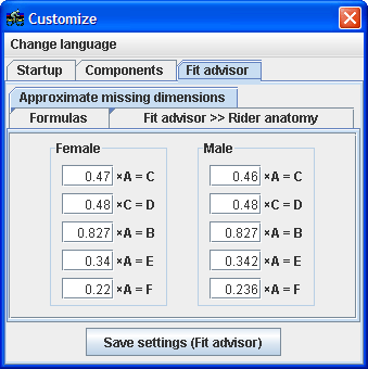 Approximating missing dimensions