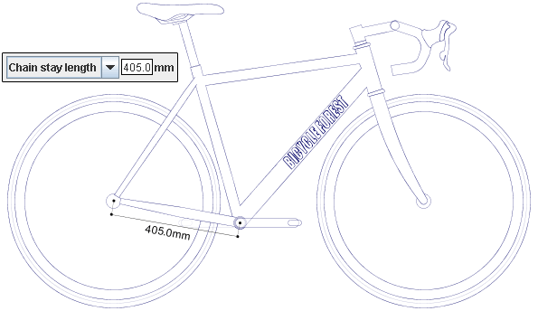 Chain stay length vs. rear wheel gap