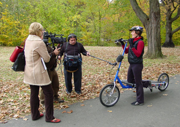 Amanda Bergen introduces the Treadmill Bike