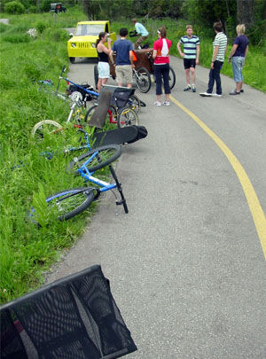 Gadget Show Film Shoot with the Bicycle Forest