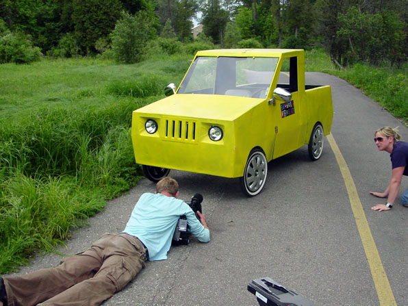 Gadget Show Film Shoot with the Bicycle Forest