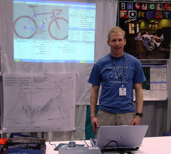 Bicycle Forest Booth at NAHBS