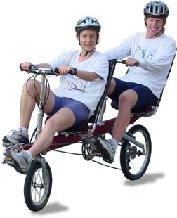 BikeE E2 Recumbent Tandem