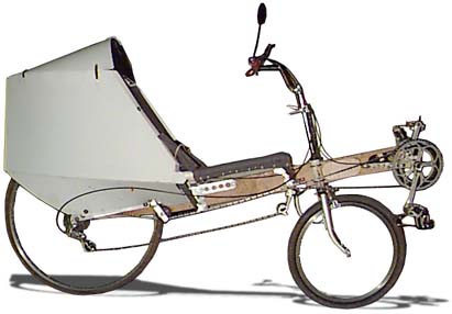 SWB recumbent with fairing