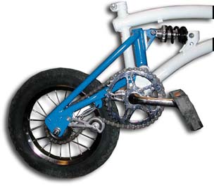Mini full suspension bike