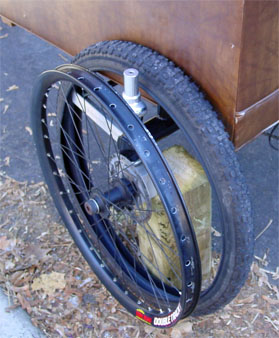 Broken Couchbike wheel