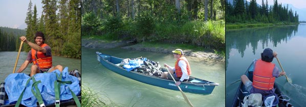 Canoeing the Bow River