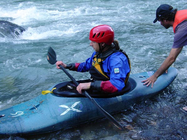 Ray in kayak