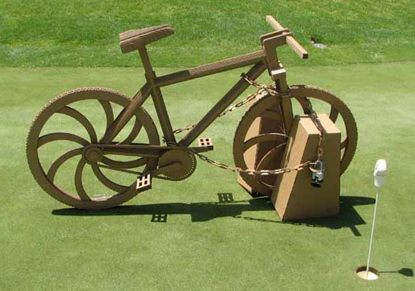 Cardboard BikeCAD model