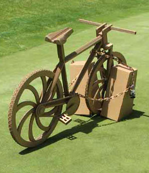 Cardboard BikeCAD model