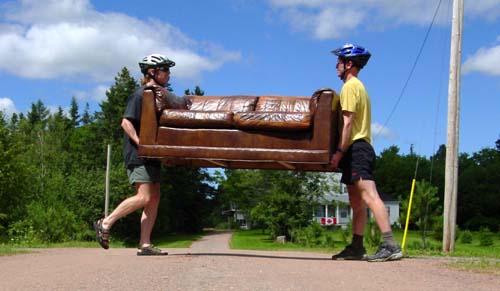 Portaging the couch