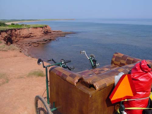 Couchbike at East Point, PEI