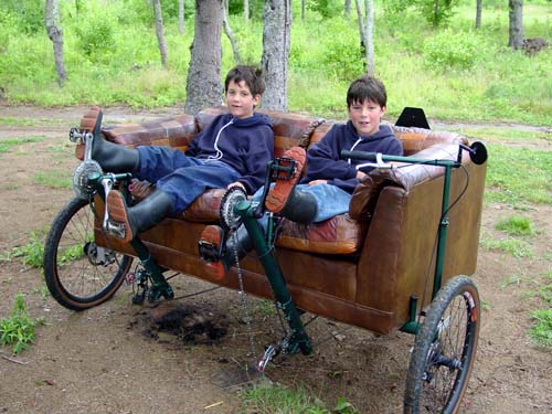 Boys on Couch in New Brunswick