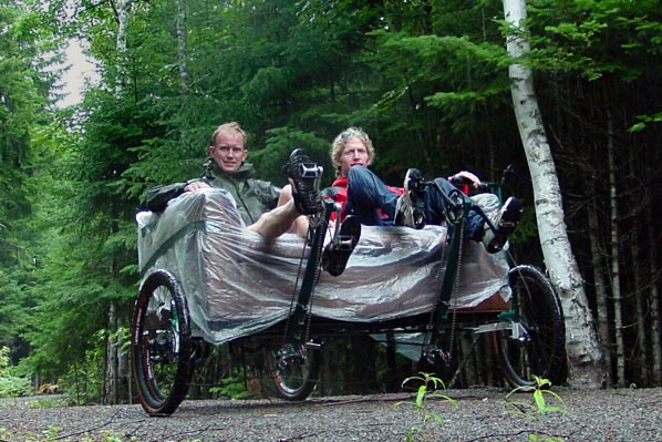 Couchbike in Kouchibouguac National Park