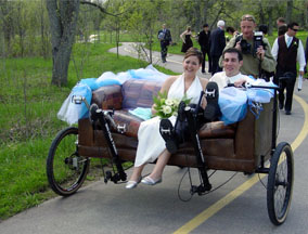 Couchbike wedding