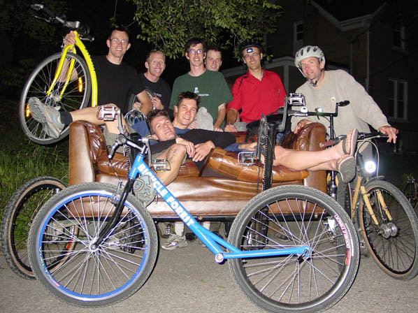 Couchbike bachelor party