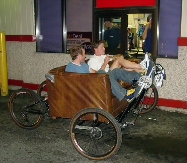 Couchbike drive thru
