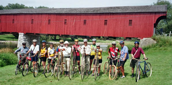 Covered bridge at West Montrose