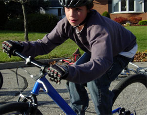 Bike day with the scouts