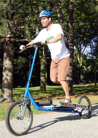 Gary on the Treadmill Bike