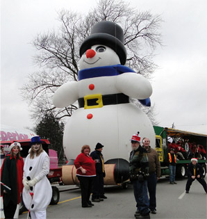 Frosty the Snowman Float