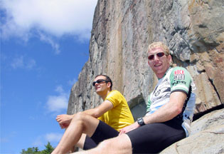 Greg and Brent at Agawa Rock