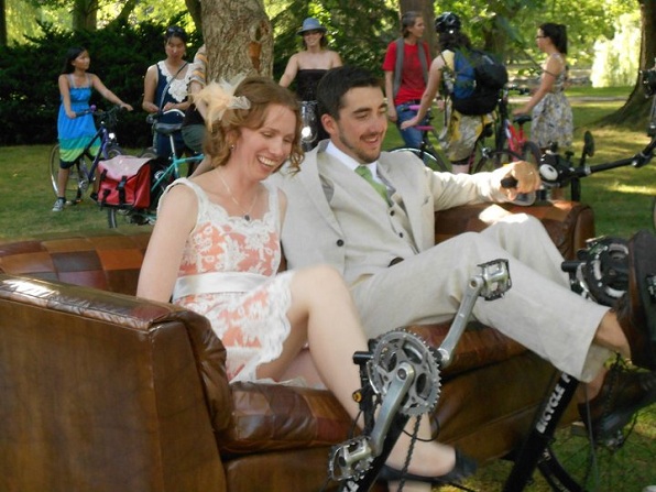 Josh and Lauren Couchbike Wedding