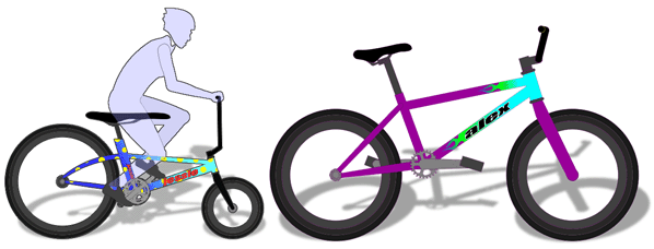 BikeCAD designs by kids