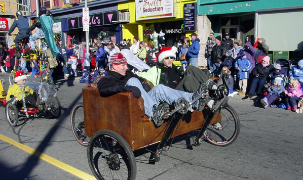 Couchbike in Ottawa Toy Parade