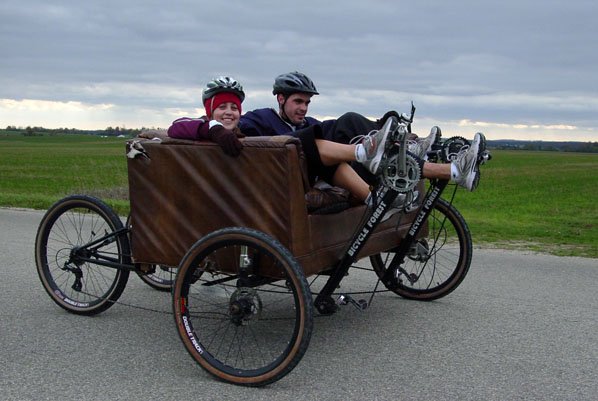 Couchbike in Ride for Refugees