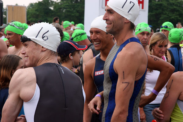 Before the swim at Memphis in May