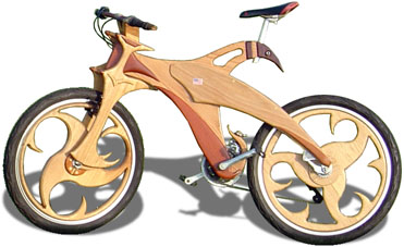 Wooden Mountain Bike